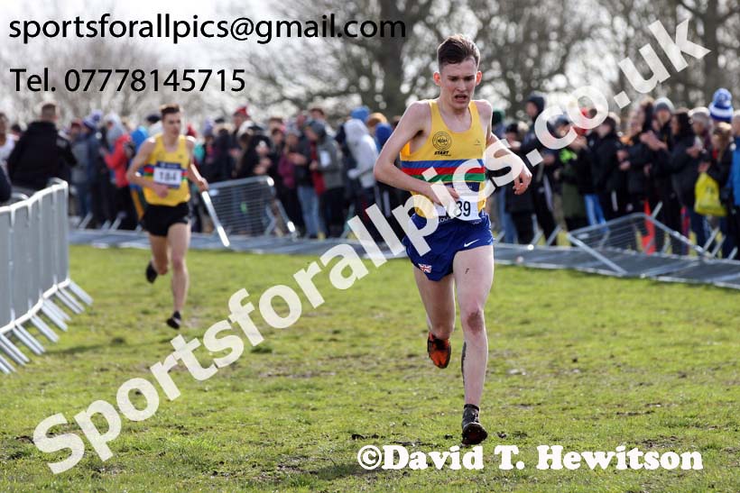 Mens under-20s 2019 British Athletics Inter Counties Cross Country, Prestwood Hall, Loughborough. Photo:  David T. Hewitson/Sports for All Pics
